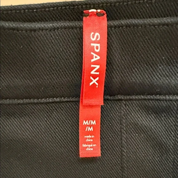 NWT Spanx Women's Black Ankle Jeannish Leggings size medium - Picture 5 of 8